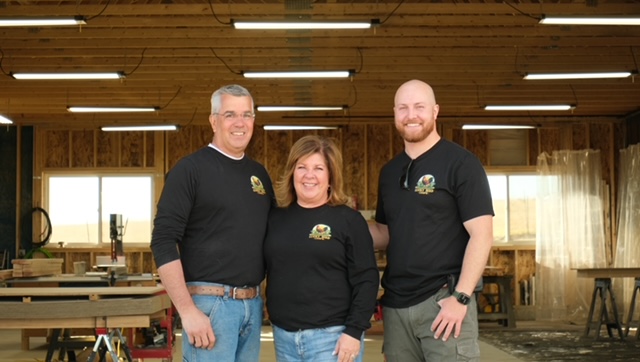 Bill, Doreen and Austin — the LuckyBird Coops team